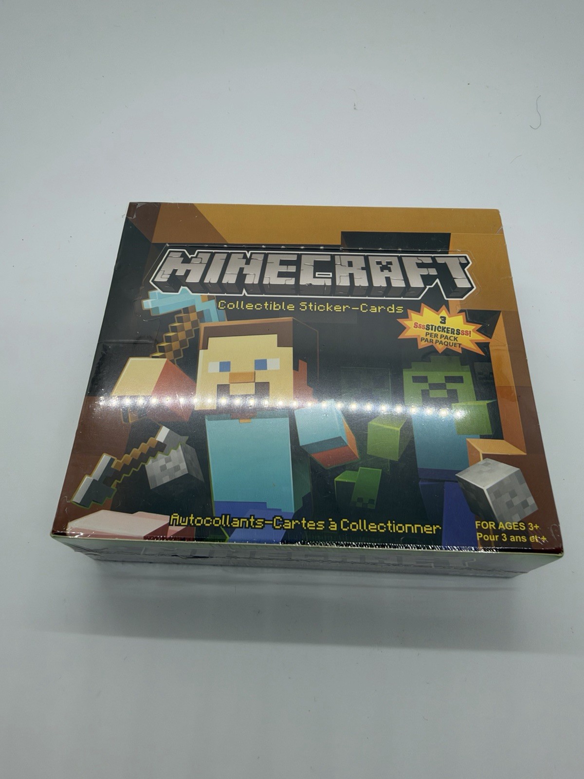 2015 Jinx Minecraft Collectible Sticker Card Sealed Booster Box (24 Packs) 2015 Jinx Minecraft Collectible Sticker Card Sealed Booster Box (24 Packs)