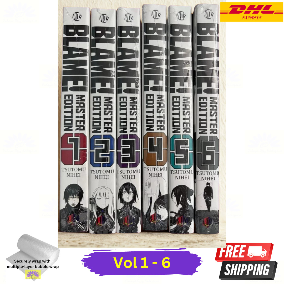 Manga Blame Master Edition Volume 1-6 English Version Full Set Express Shipping Manga Blame Master Edition Volume 1-6 English Version Full Set Express Shipping
