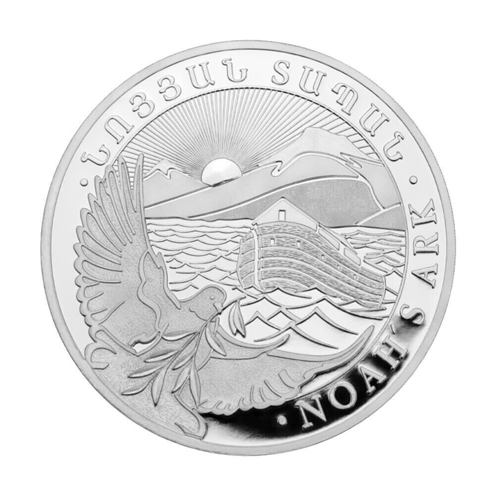 2024 Armenia 500 Dram 1-oz Silver Noah’s Ark Coin Gem BU
