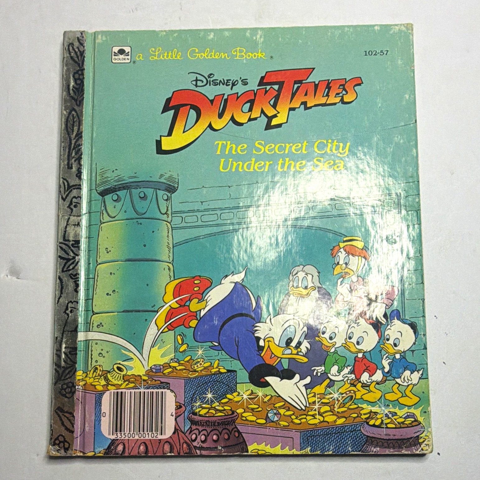 Vintage 1988 Disney's DuckTales: The Secret City Under the Sea Little Golden Vintage 1988 Disney's DuckTales: The Secret City Under the Sea Little Golden