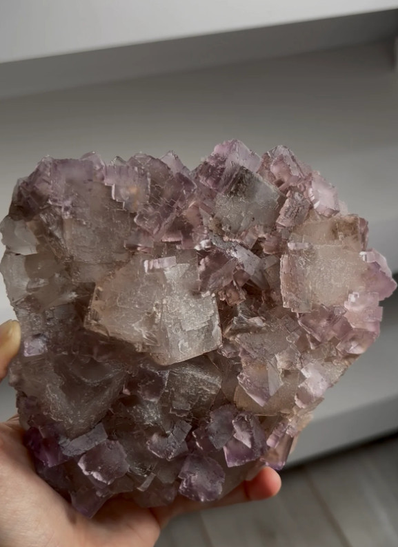 Stunning Two-Generation Pink Fluorite – Siirt, Turkey Stunning Two-Generation Pink Fluorite – Siirt, Turkey
