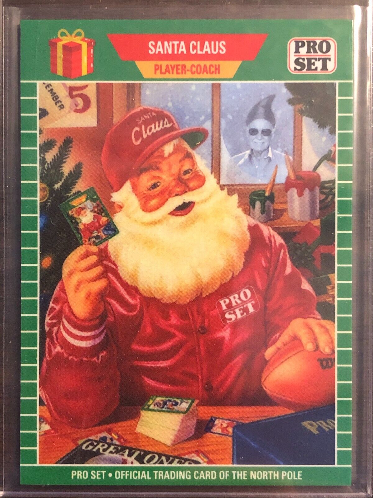 2022 Leaf Pro Set Santa Claus #1989-14 Stan Lee