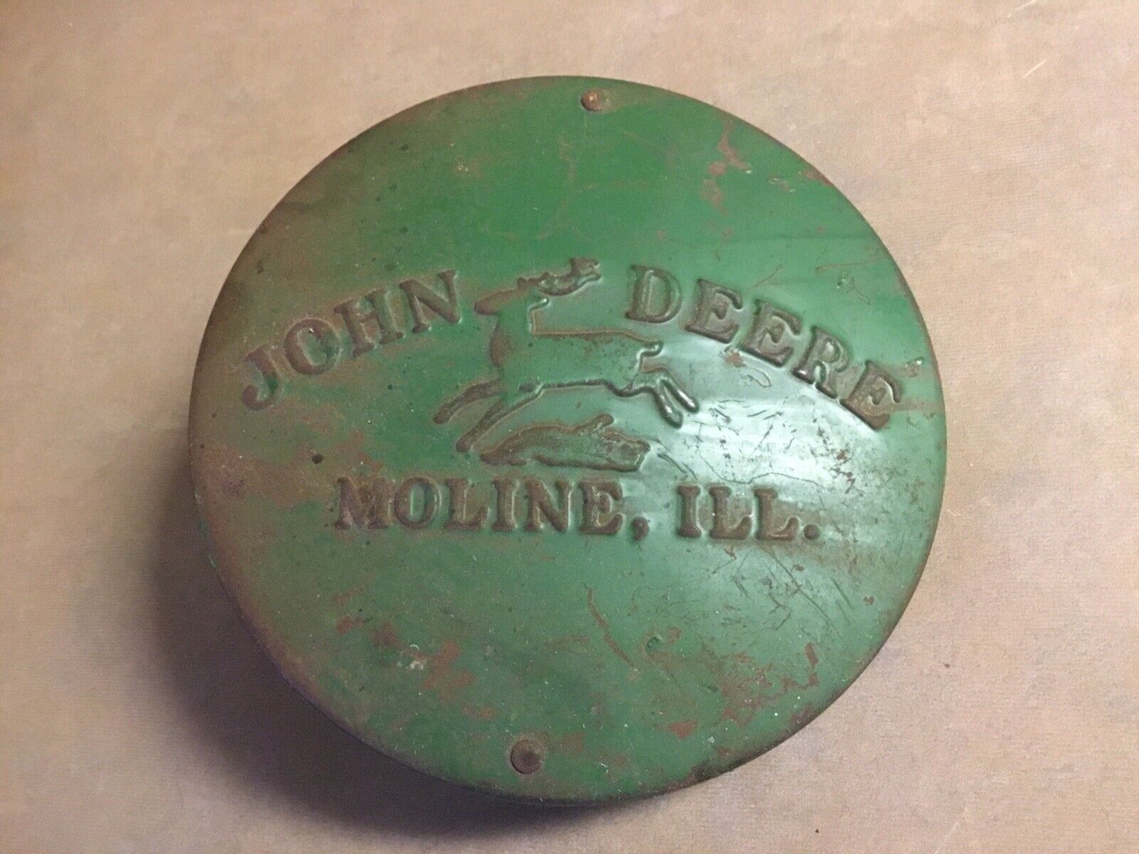 Vintage John Deere seed cover planter cover Farm Tractor