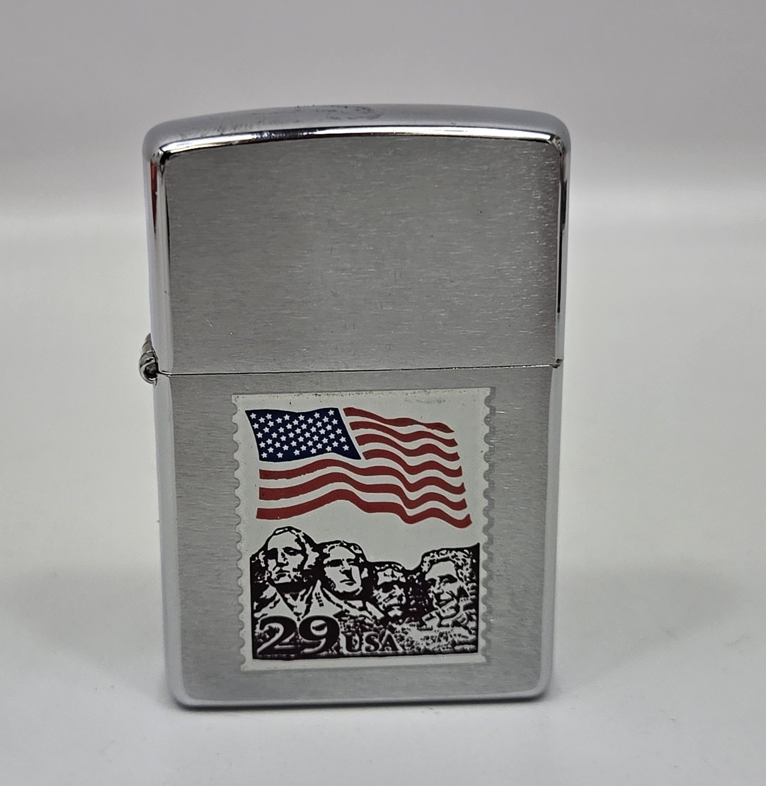 Unfired New Zippo Lighter Mount Rushmore Stamp 1999 Design Unfired New Zippo Lighter Mount Rushmore Stamp 1999 Design