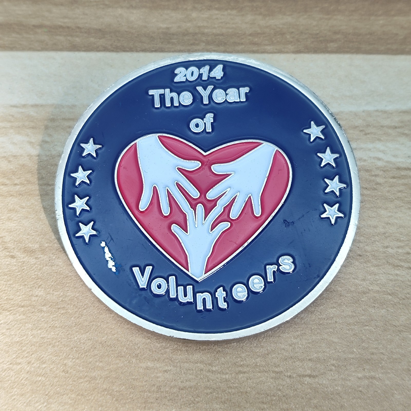 2014 the Year of Volunteers Florida Keys Coast Guard Ball Challenge Coin 2014 the Year of Volunteers Florida Keys Coast Guard Ball Challenge Coin
