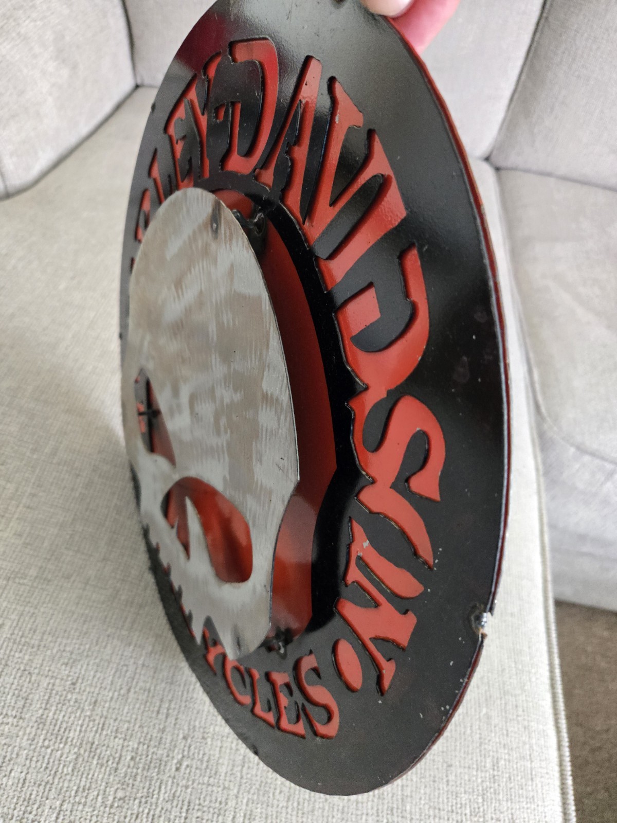 Harley Davidson metal sign garage / Man Cave Etc"