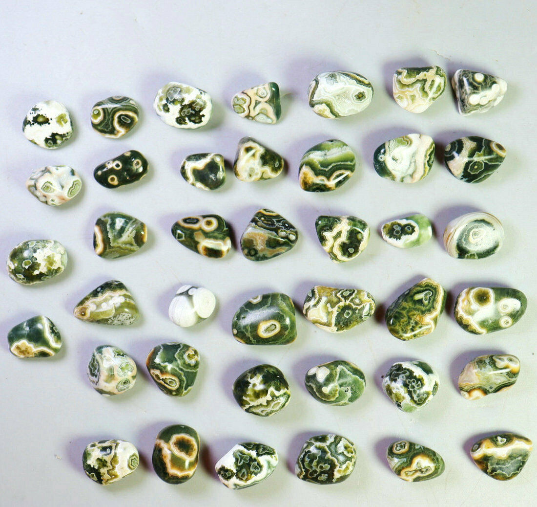 40pcs Natural Ocean Jasper Agate Eye Quartz Crystal Pendant Mineral Specimen 40pcs Natural Ocean Jasper Agate Eye Quartz Crystal Pendant Mineral Specimen