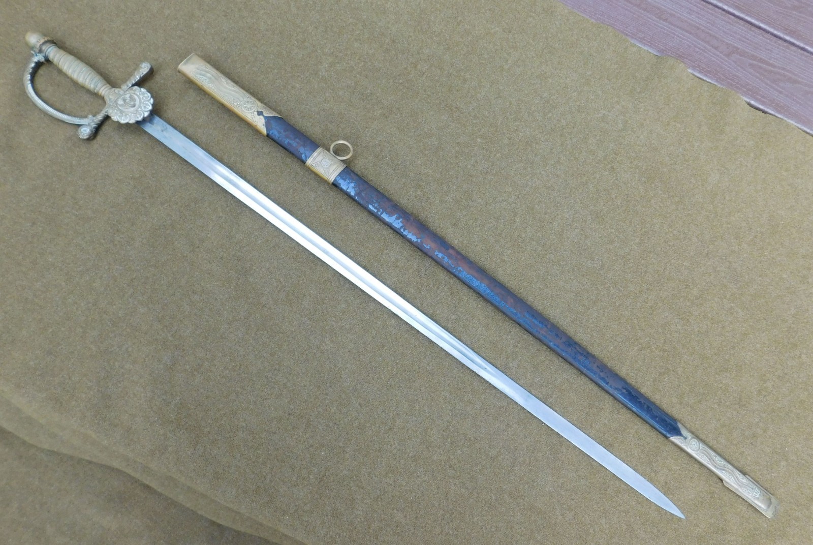 ORIGINAL WWI AUSTRIAN RAILWAY OFFICER SWORD ORIGINAL WWI AUSTRIAN RAILWAY OFFICER SWORD