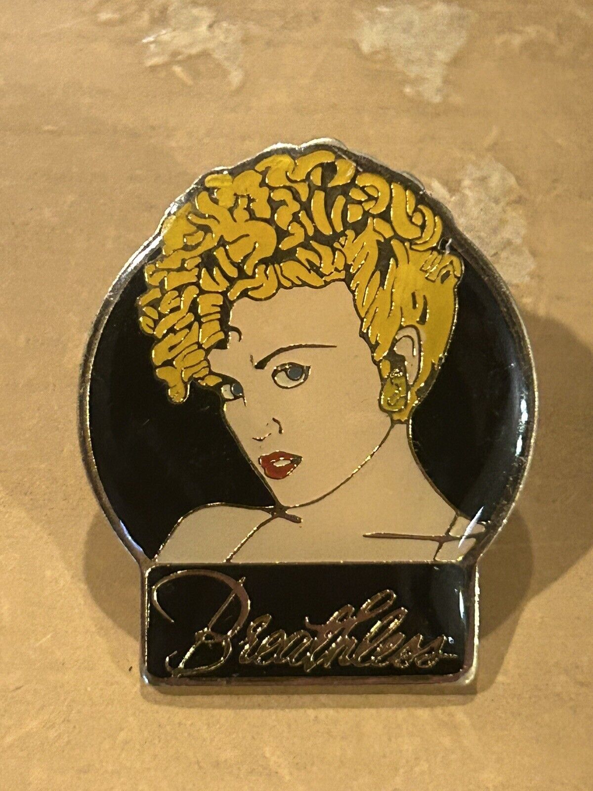 Disney Pin - Vintage Dick Tracy Epoxy Madonna Breathless Mahony