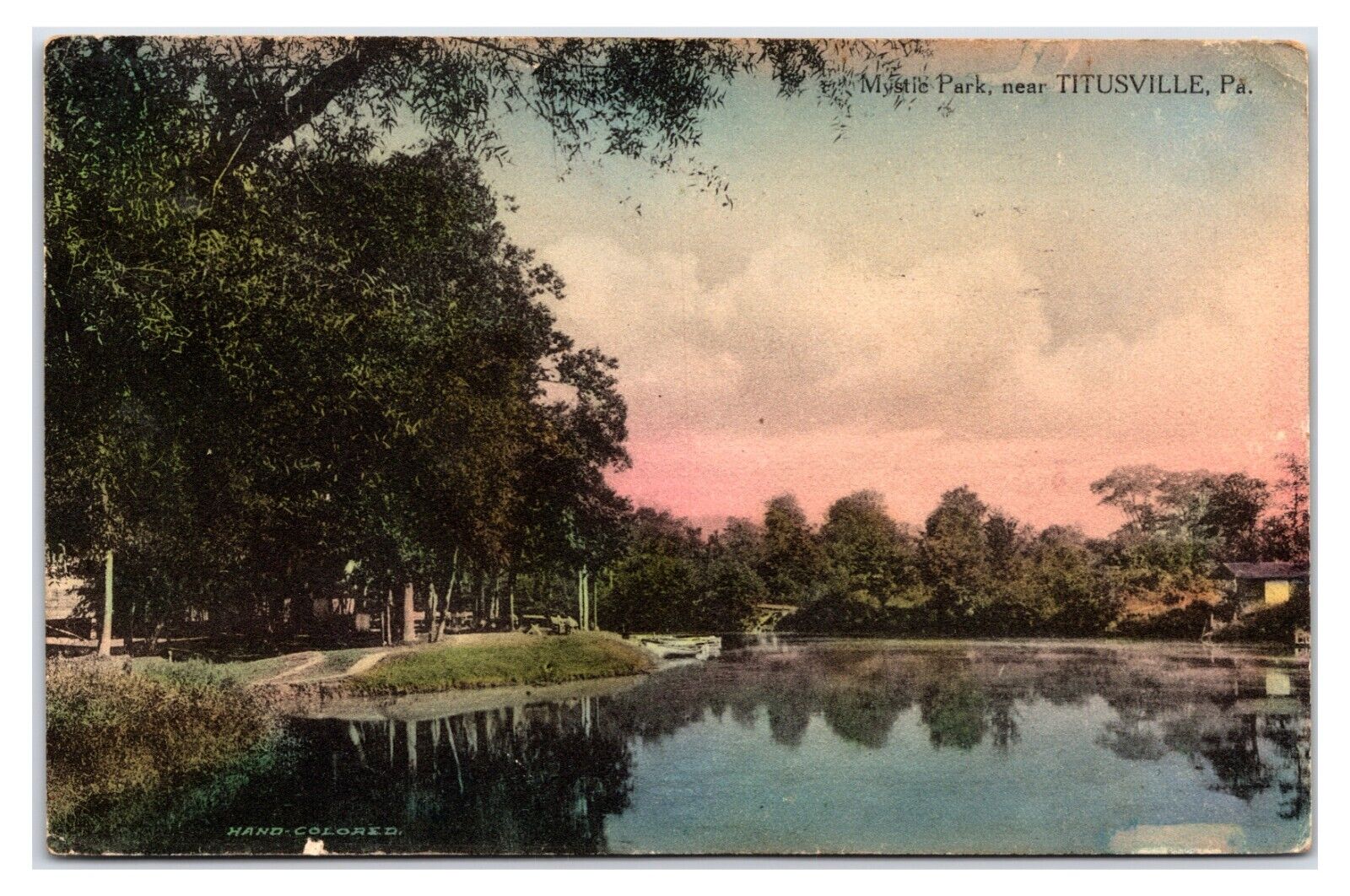 Early 1910s - Mystic Park - Titusville, Pennsylvania Postcard (Posted 1910)