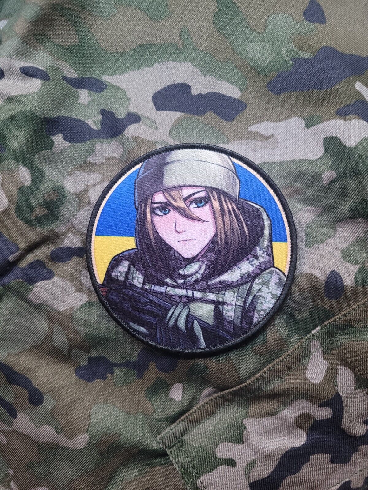 Ukrainian Armed Forces, Ukraine waifu army girl morale airsoft anime war patch