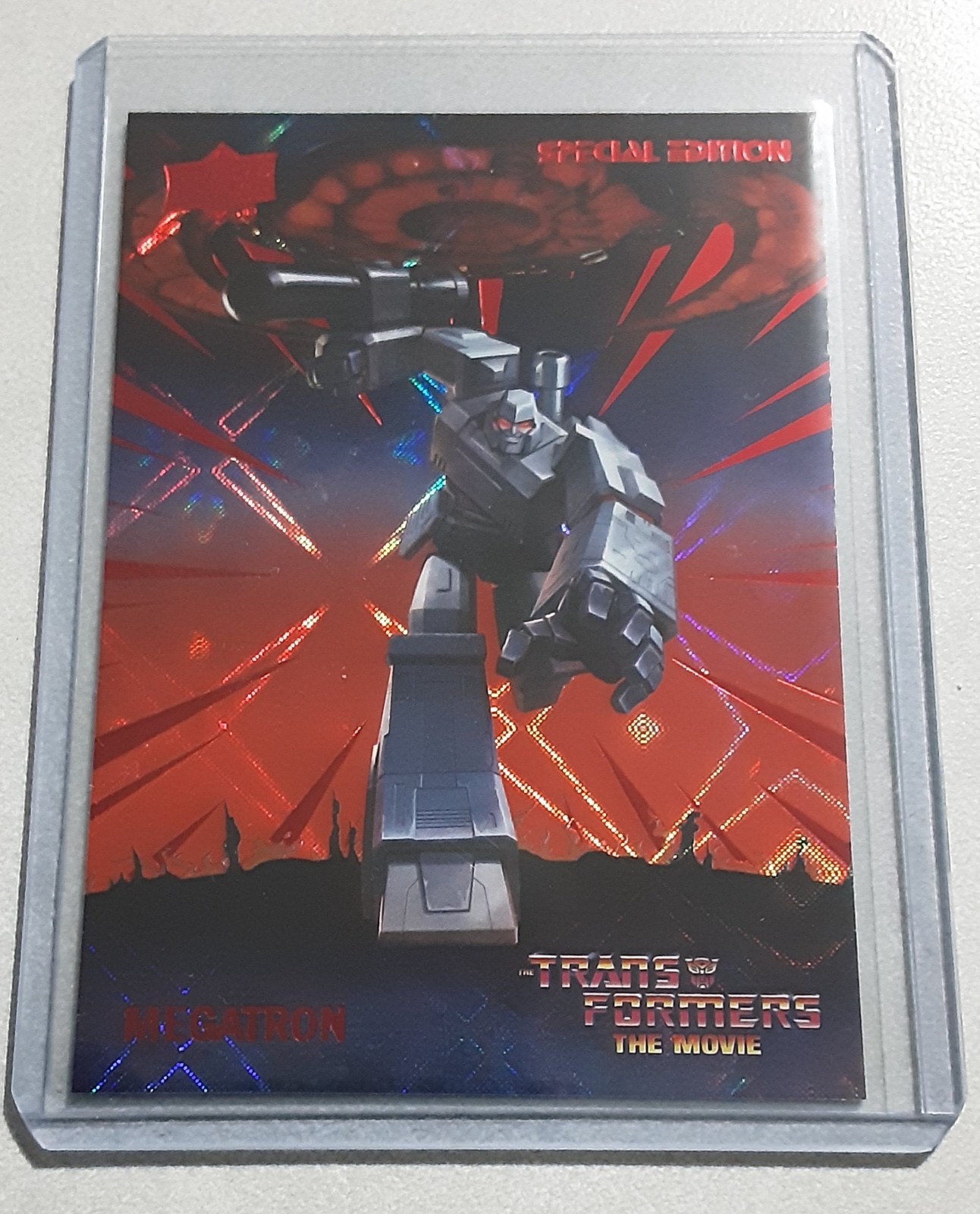 Upper Deck 2026 Transformers The Movie 40th MEGATRON RED FOIL #'d / 1986 Upper Deck 2026 Transformers The Movie 40th MEGATRON RED FOIL #'d / 1986