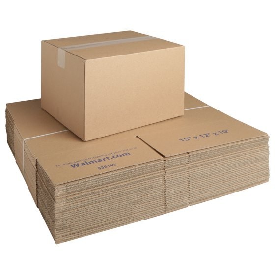 Pen+Gear Recycled Shipping Boxes, 15 in. L x 12 in. W x 10 in. H, 30-Count Pen+Gear Recycled Shipping Boxes, 15 in. L x 12 in. W x 10 in. H, 30-Count
