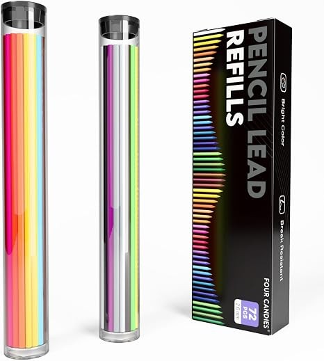 Four Candies 2.6mm Color Lead Refills 72PCS, 36 Colors for Pencils Four Candies 2.6mm Color Lead Refills 72PCS, 36 Colors for Pencils