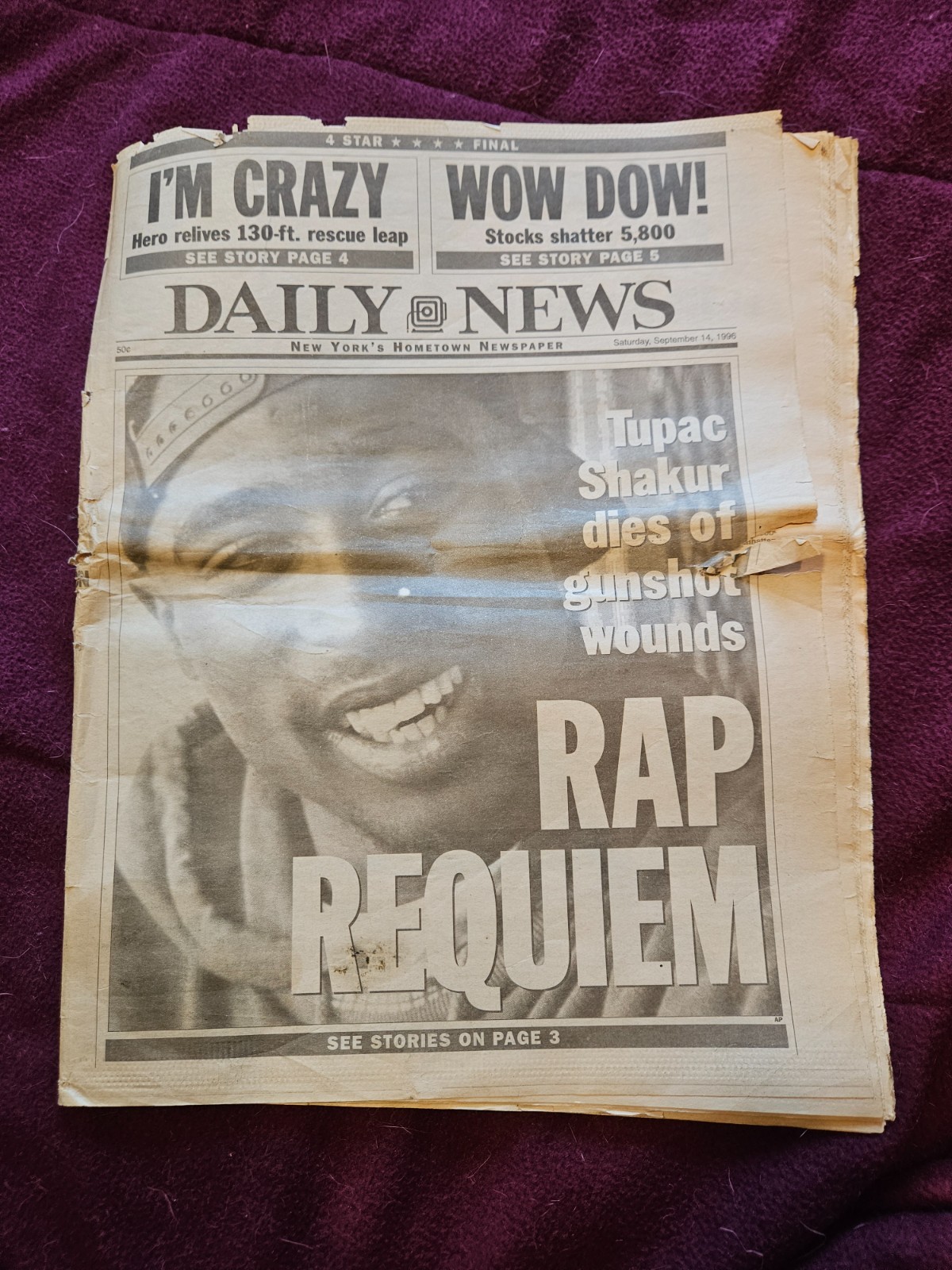 tupac shakur death daily news tupac shakur death daily news