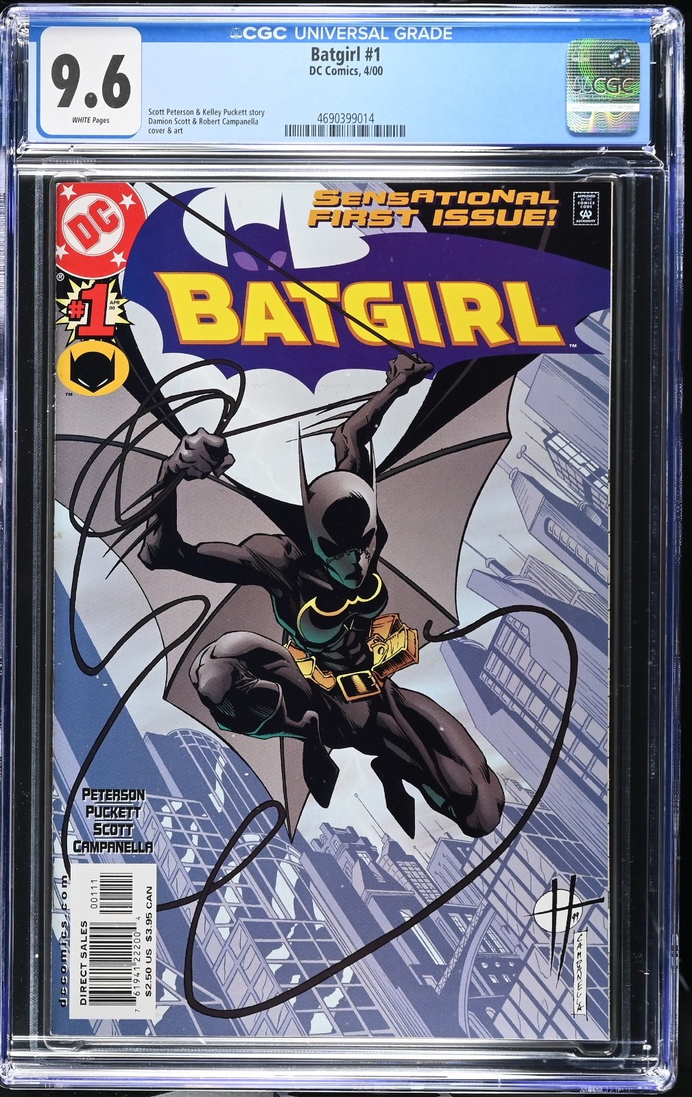 Batgirl #1 CGC 9.6 White Pages DC Comics First Issue