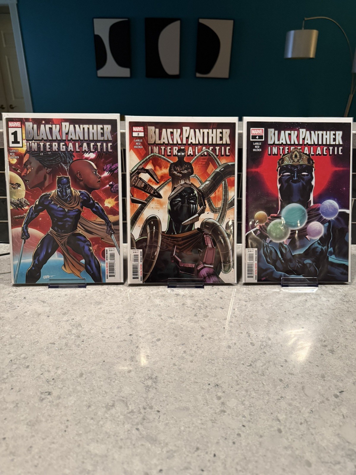 Black Panther: Intergalactic #1 #2 #4 Lot Marvel LaValle Nesi NM Bagged Black Panther: Intergalactic #1 #2 #4 Lot Marvel LaValle Nesi NM Bagged