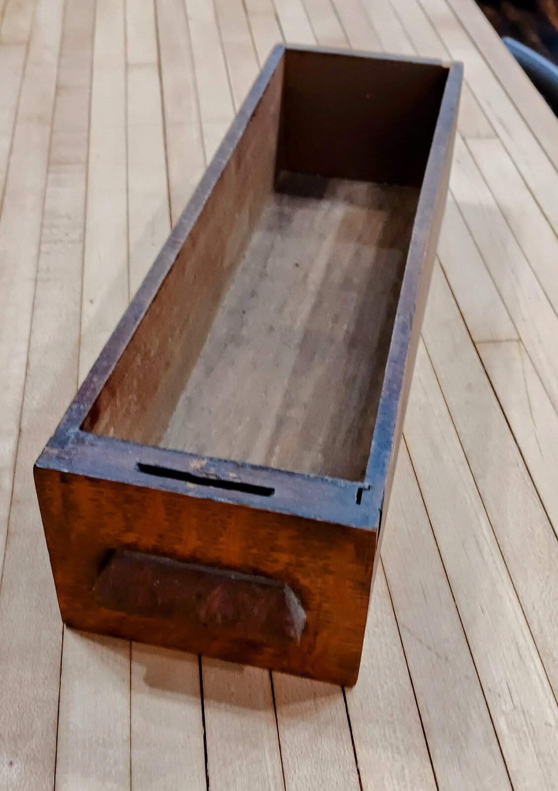 002 Antique Wooden Sewing Machine Drawer – Rustic Primitive Storage 002 Antique Wooden Sewing Machine Drawer – Rustic Primitive Storage