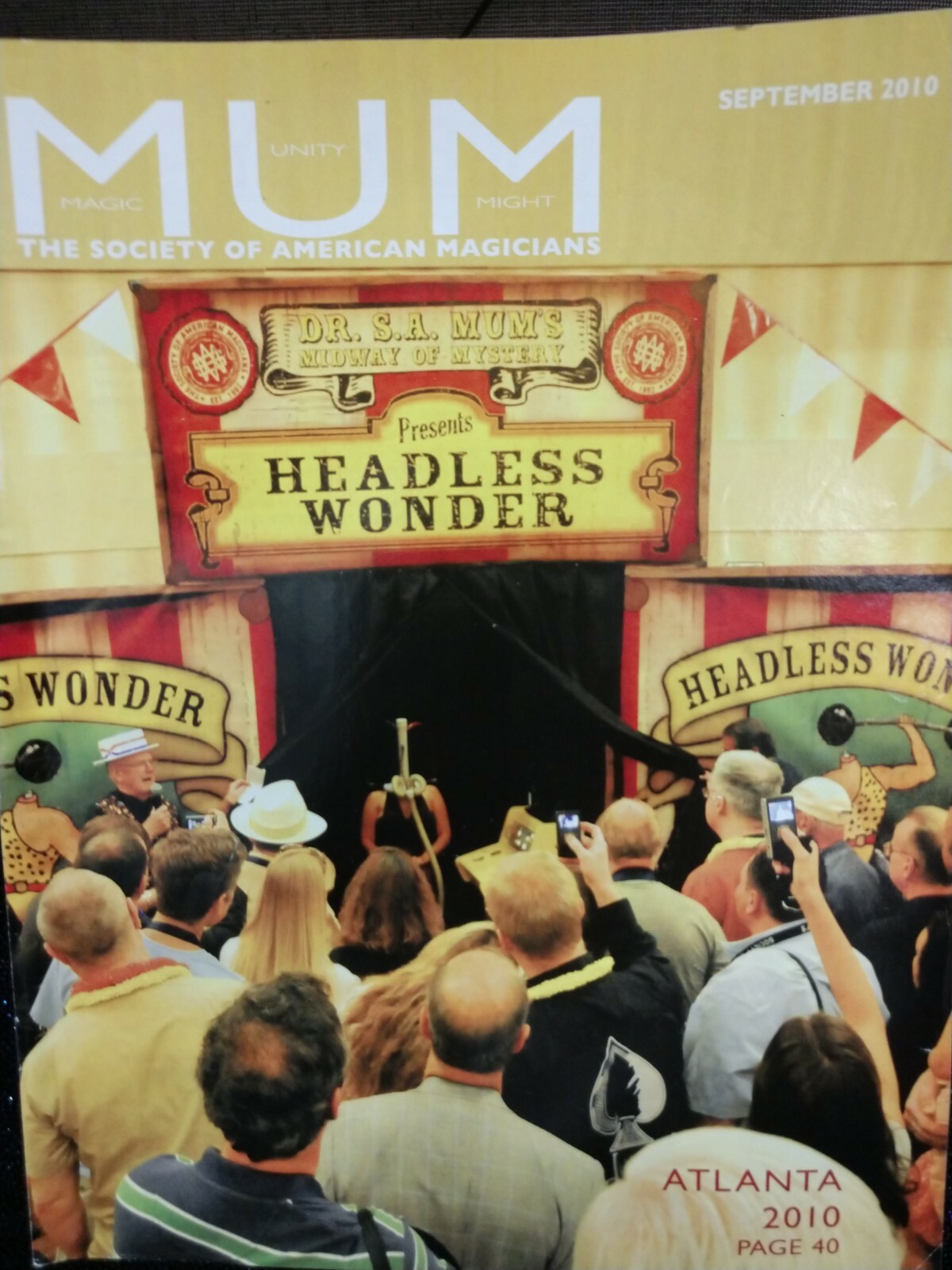 Dr. S. A. Mum's Midway of Mystery Issue MUM Magazine 2010 Dr. S. A. Mum's Midway of Mystery Issue MUM Magazine 2010