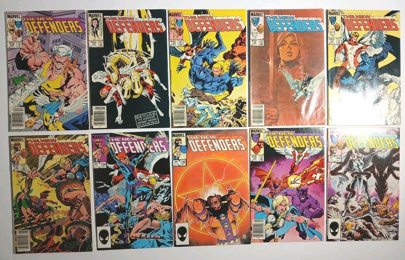 The Defenders Copper Age Marvel Comic Book Lot The Defenders Copper Age Marvel Comic Book Lot