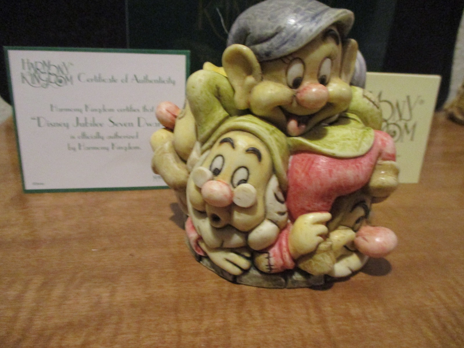 Harmony Kingdom Disney Jubilee Seven Dwarfs LE 500 RARE Harmony Kingdom Disney Jubilee Seven Dwarfs LE 500 RARE