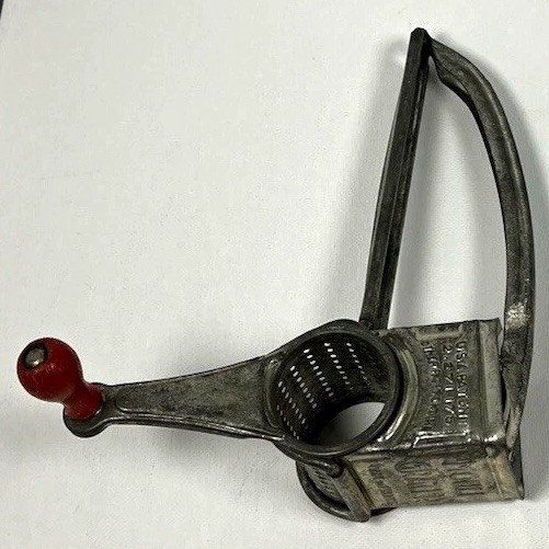 Vintage Mouli Grater Made in France Rotary Hand Crank Red Knob Kitchen Tool Vintage Mouli Grater Made in France Rotary Hand Crank Red Knob Kitchen Tool