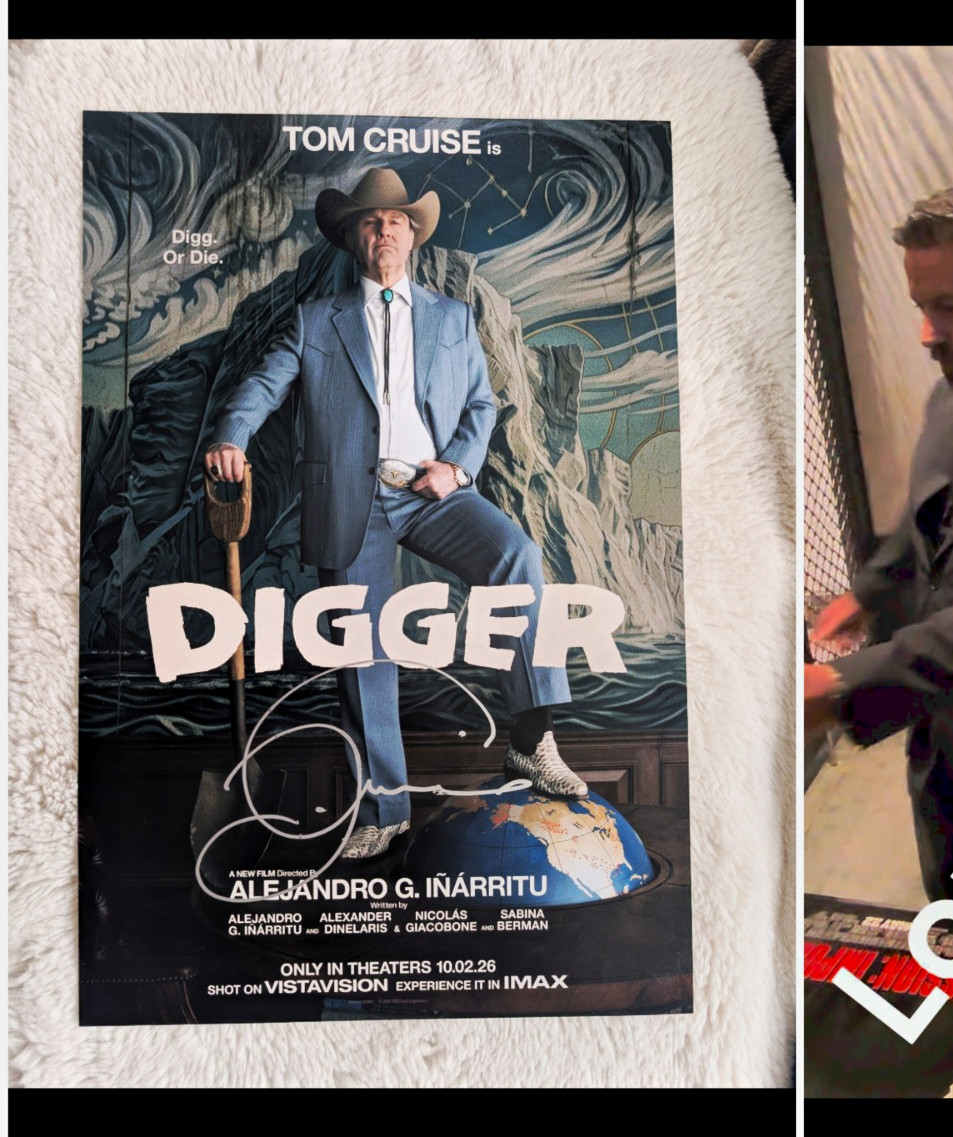 Tom Cruise signed 18x12 \ Tom Cruise signed 18x12 \