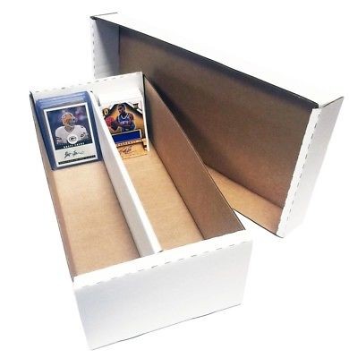 (4) 1600 COUNT BASEBALL TRADING CARD MAX PROTECTION CARDBOARD STORAGE BOXES zx (4) 1600 COUNT BASEBALL TRADING CARD MAX PROTECTION CARDBOARD STORAGE BOXES zx