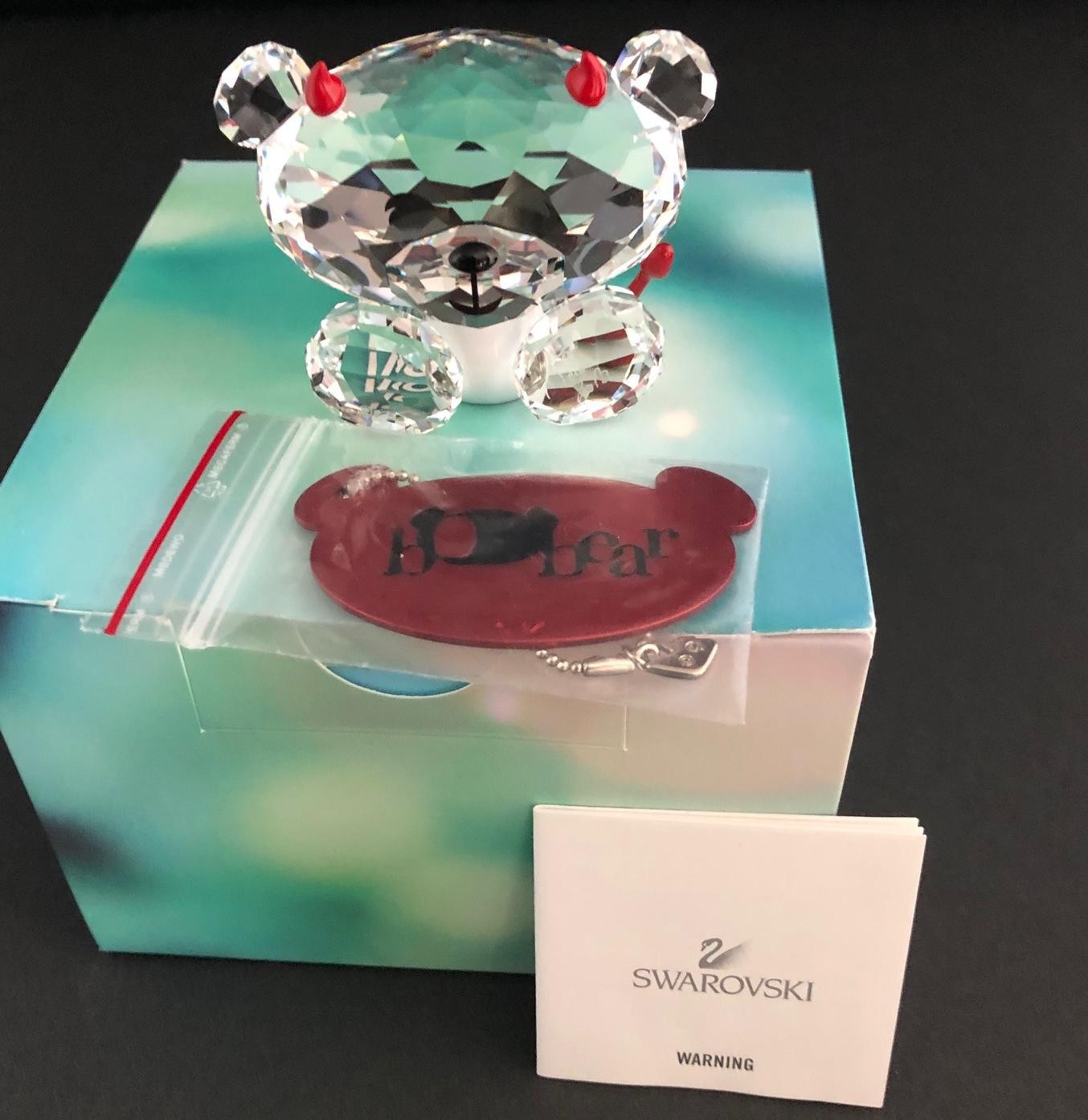 SWAROVSKI LOVLOTS BO BEAR - NAUGHTY BUT NICE, #1143382, *SIGNED*, RETIRED, NIB SWAROVSKI LOVLOTS BO BEAR - NAUGHTY BUT NICE, #1143382, *SIGNED*, RETIRED, NIB