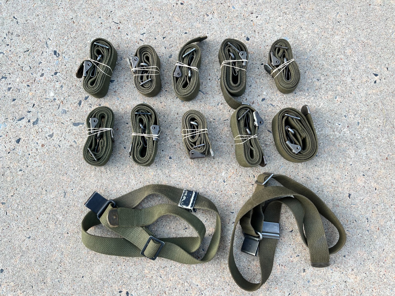 WWI WWII Korean War Vietnam War M1 Garand 1903 1917 USGI Web Sling OD Green