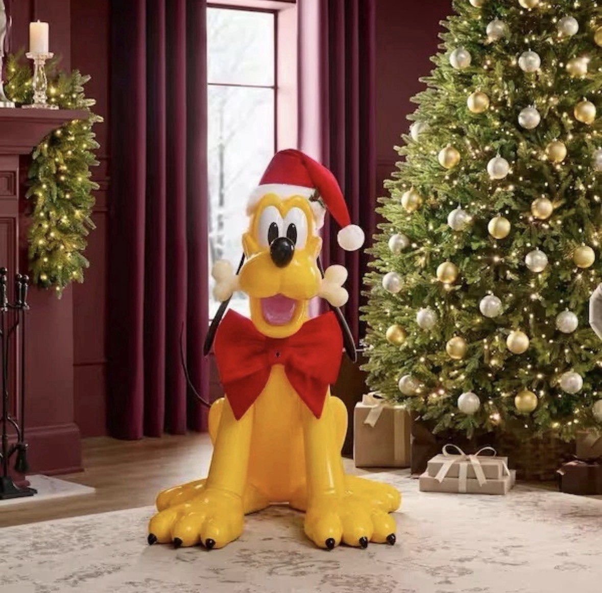 Disney 3.5 FT Animated Pluto Holiday Christmas Animatronic USA Disney 3.5 FT Animated Pluto Holiday Christmas Animatronic USA