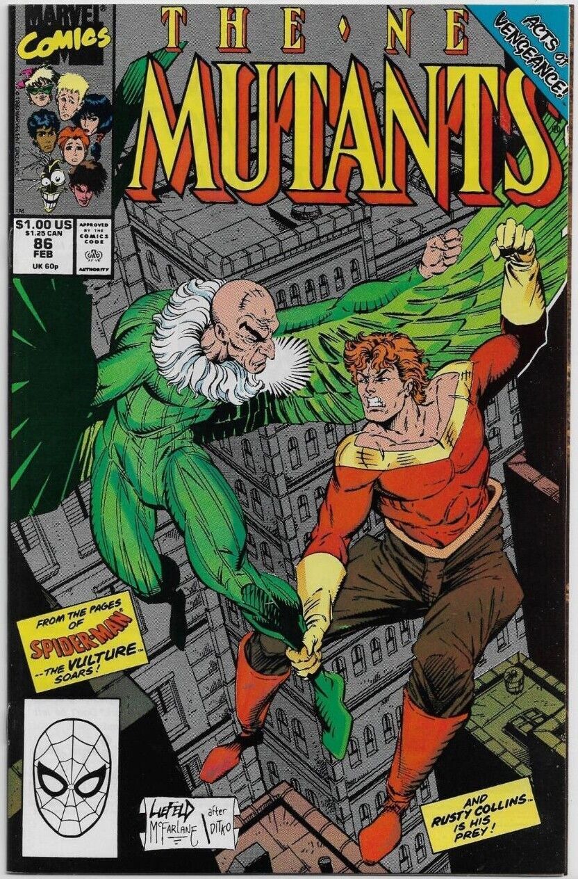 The New Mutants 86 Feb Marvel Comics 1990 Cable