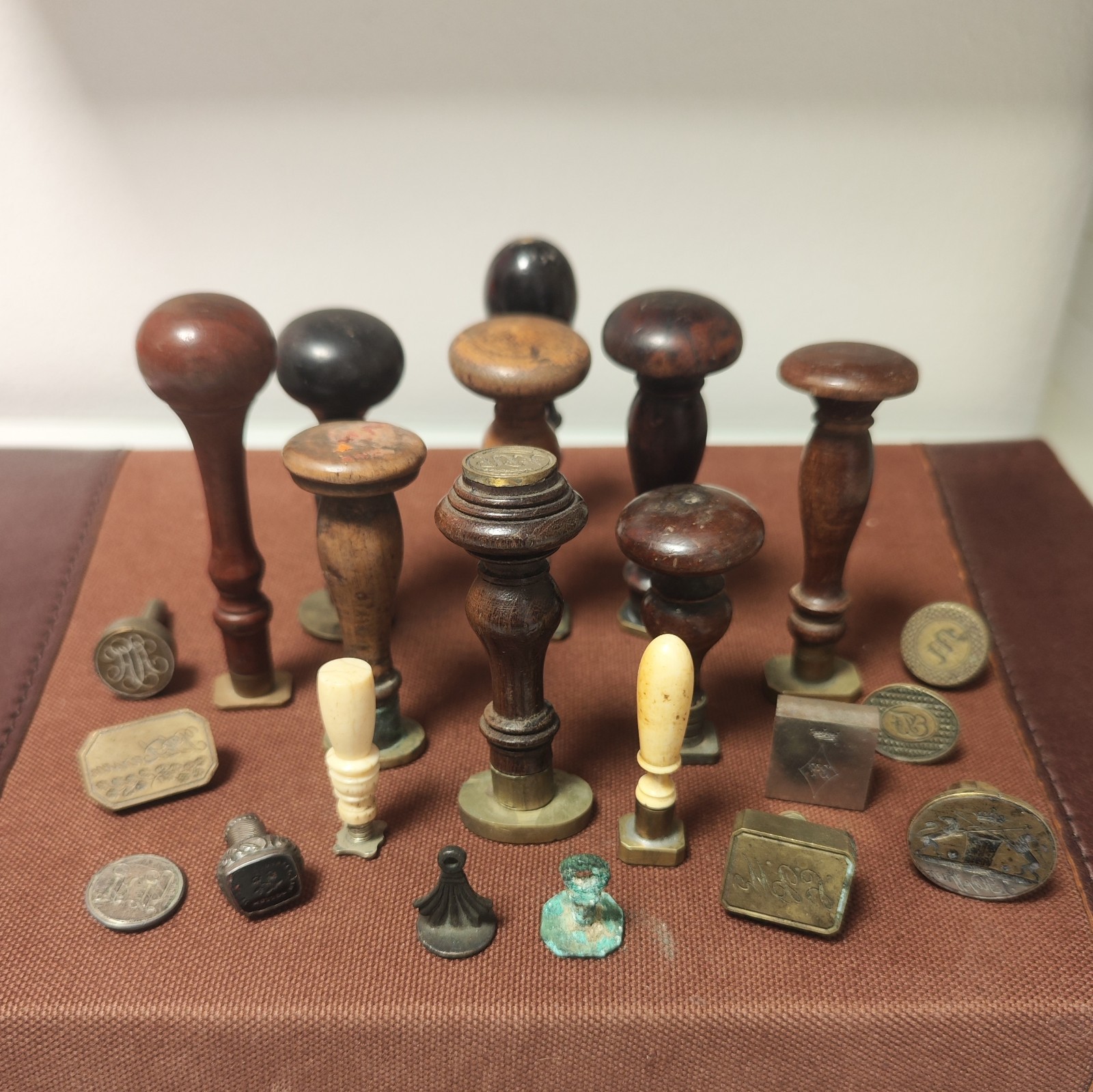 Antique and Vintage Wax Seal Stamp Collection Antique and Vintage Wax Seal Stamp Collection