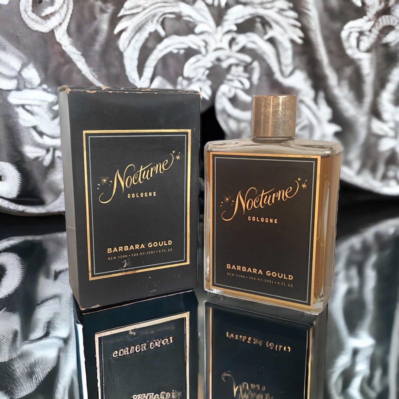 1954 Vintage Nocturne Perfume Barbara Gould Fragrance Cologne 4 fl oz  RARE BNIB