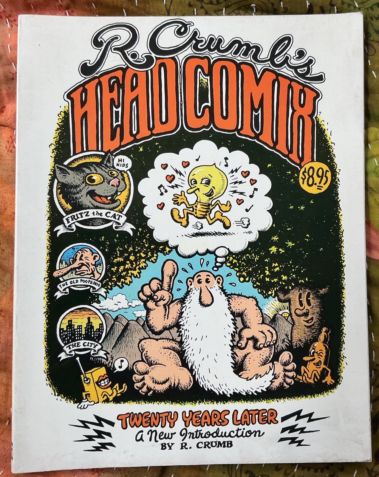 R CRUMB HEAD COMIX Twenty Years Later 1988 Softcover R CRUMB HEAD COMIX Twenty Years Later 1988 Softcover