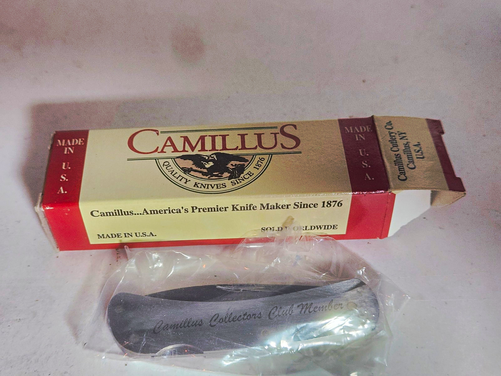 Camillus Collectors Club Member Pocketknife Stainless Clip Plain Slipjoint 2006 Camillus Collectors Club Member Pocketknife Stainless Clip Plain Slipjoint 2006
