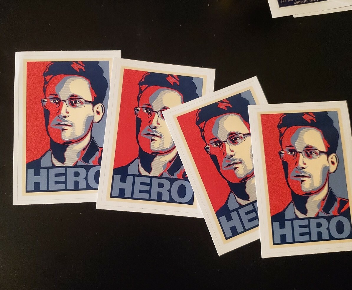 Abolish the NSA Anti Deep State Pro Liberty Ed Snowden Bumper STICKER 2020 Abolish the NSA Anti Deep State Pro Liberty Ed Snowden Bumper STICKER 2020
