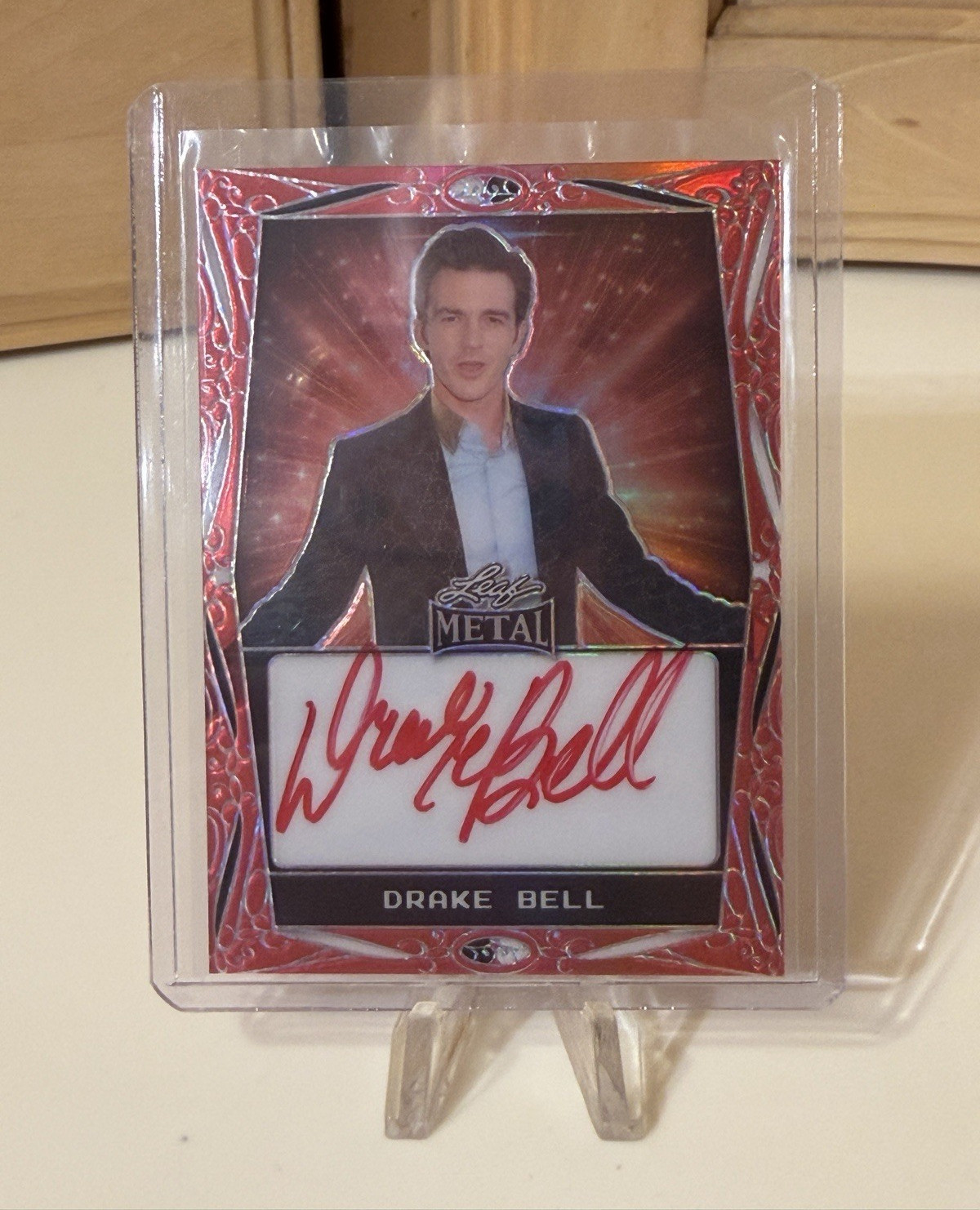 Leaf Trading Cards 2024 Leaf Metal Drake Bell Auto MI-DB1 Serial #114/139 Leaf Trading Cards 2024 Leaf Metal Drake Bell Auto MI-DB1 Serial #114/139