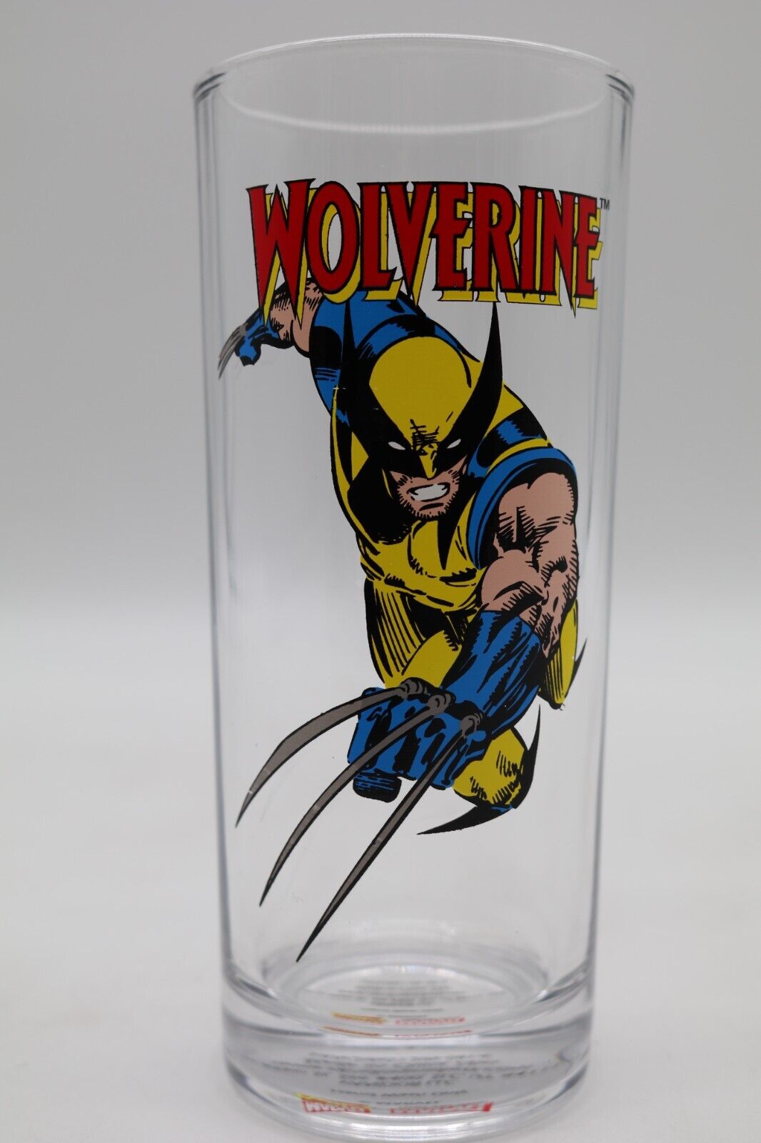 Wolverine Marvel Comics Glass Cup Pint Collectable Collector Merchandise