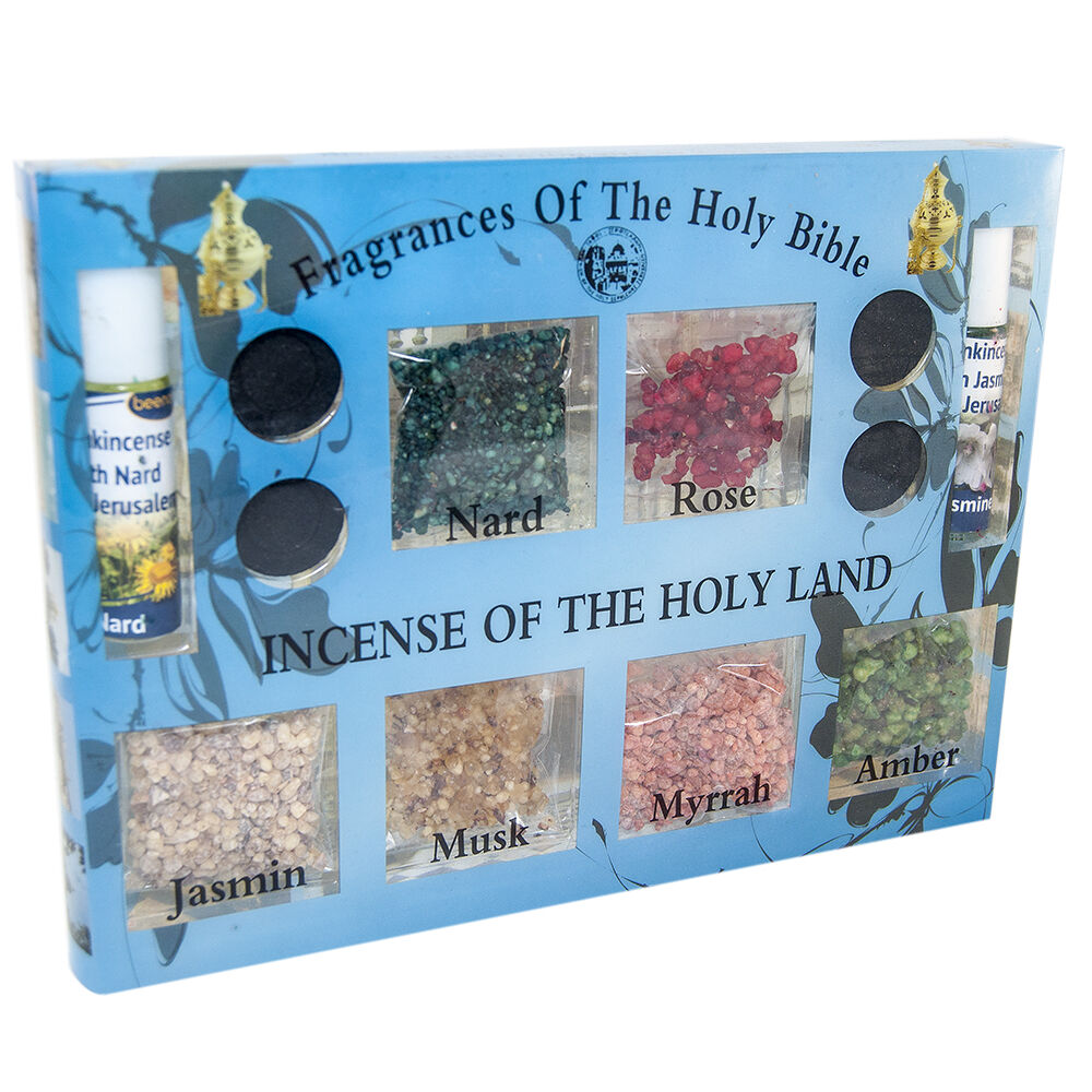 9pcs Big Set Holy Babel Fragrances Blessing Oils & Incense Gift from Jerusalem