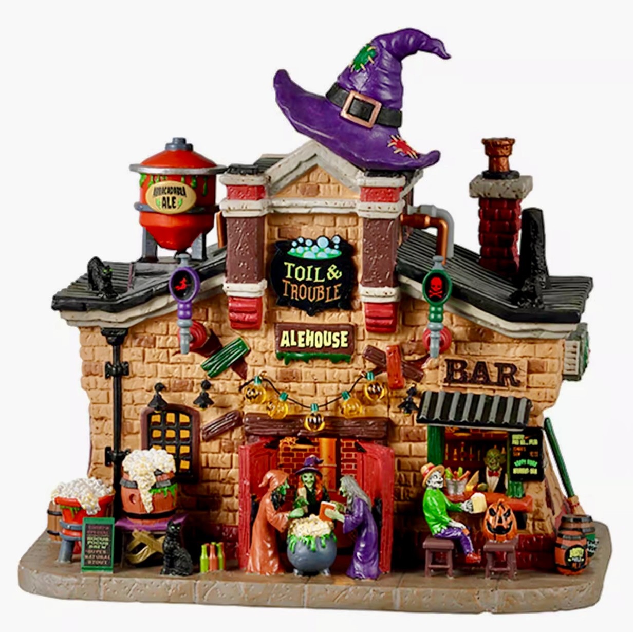 Lemax Spooky Town Toil & Trouble Alehouse #25852 Brand New Lighted Building Lemax Spooky Town Toil & Trouble Alehouse #25852 Brand New Lighted Building