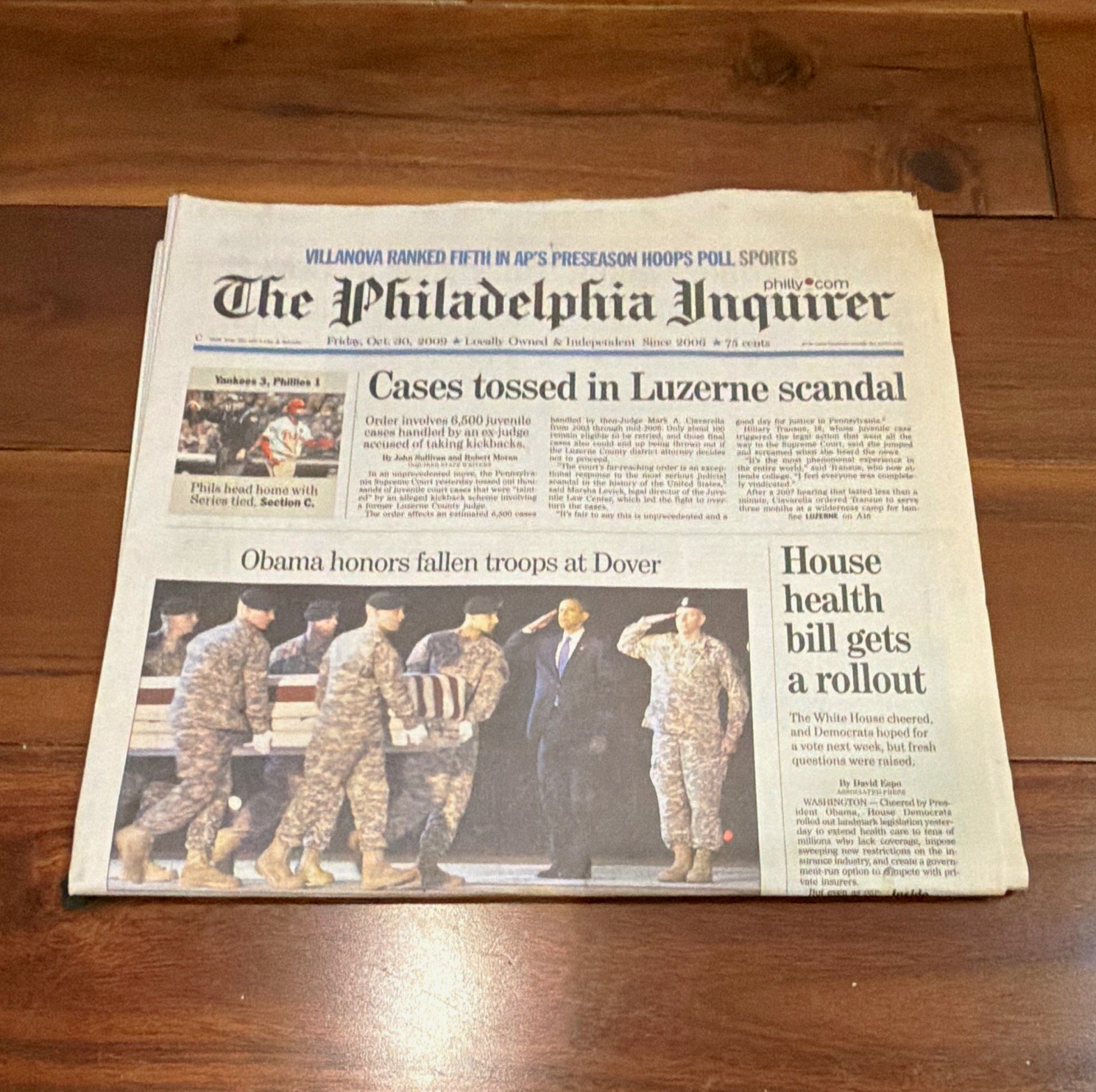 The Philadelphia Inquirer Newspaper Front Page The Philadelphia Inquirer Newspaper Front Page