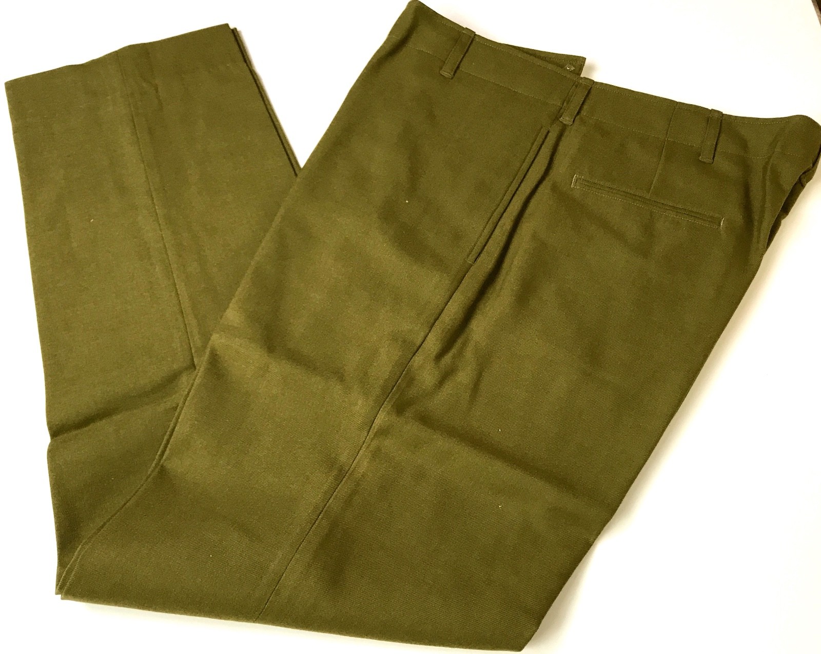 WWII US ARMY INFANTRY M1937 WOOL FIELD TROUSERS-LARGE 36 WAIST WWII US ARMY INFANTRY M1937 WOOL FIELD TROUSERS-LARGE 36 WAIST