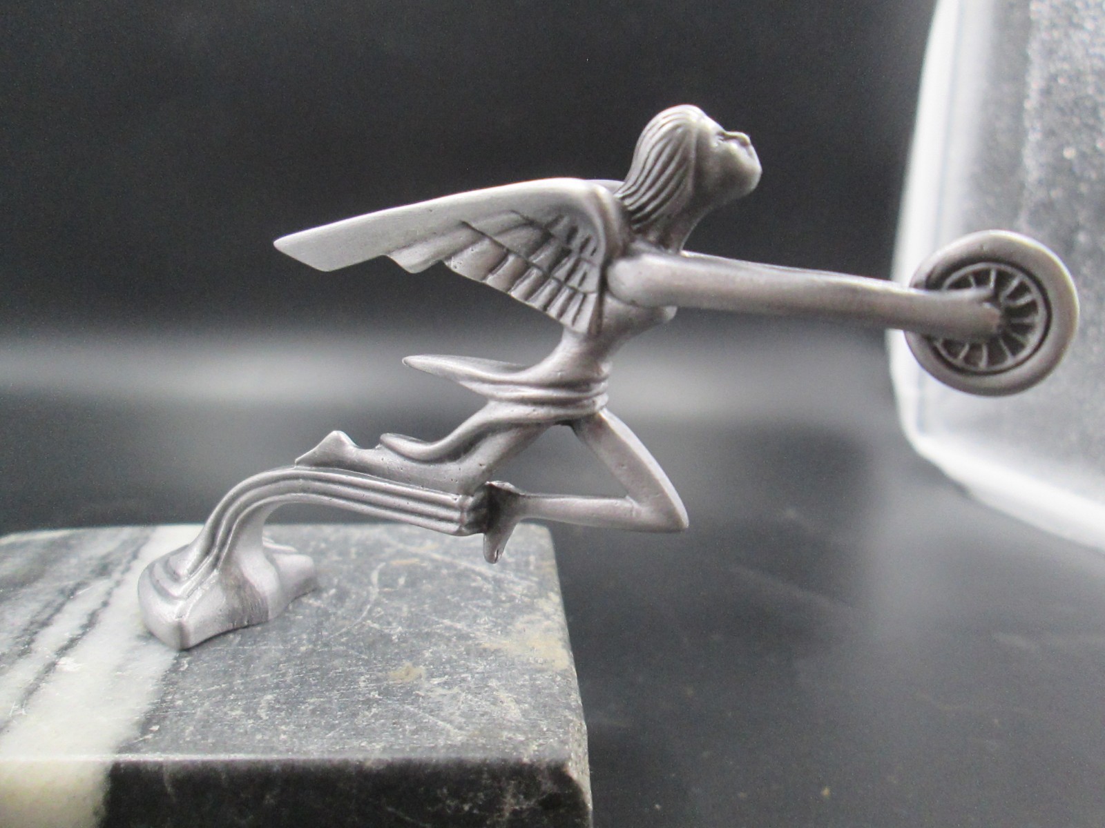 rare flying goddess packard ratrod hotrod car hood ornament rare flying goddess packard ratrod hotrod car hood ornament