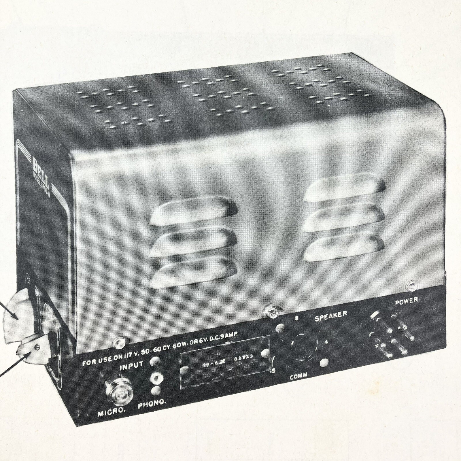 1954 Bell Sound Amp Model 3706-M Wire Schematic Service Manual Vintage Original 1954 Bell Sound Amp Model 3706-M Wire Schematic Service Manual Vintage Original