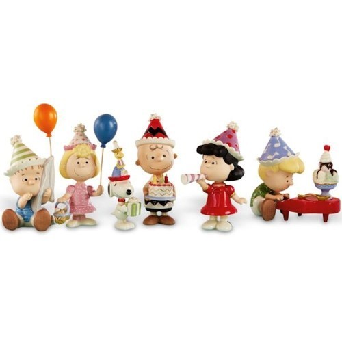 Lenox Peanuts 75th Anniversary Birthday Party Set of 6 Lenox Peanuts 75th Anniversary Birthday Party Set of 6
