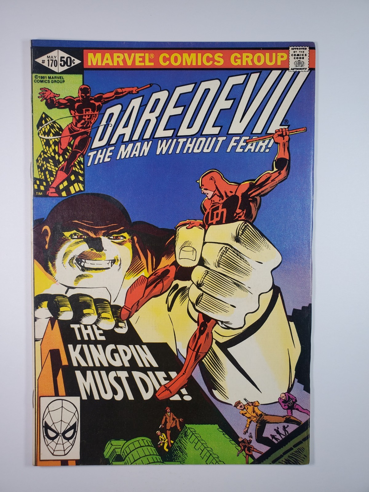 Daredevil #170 VF 1981 Key Issue 1st Appearance Wilson Fisk as Kingpin Daredevil #170 VF 1981 Key Issue 1st Appearance Wilson Fisk as Kingpin