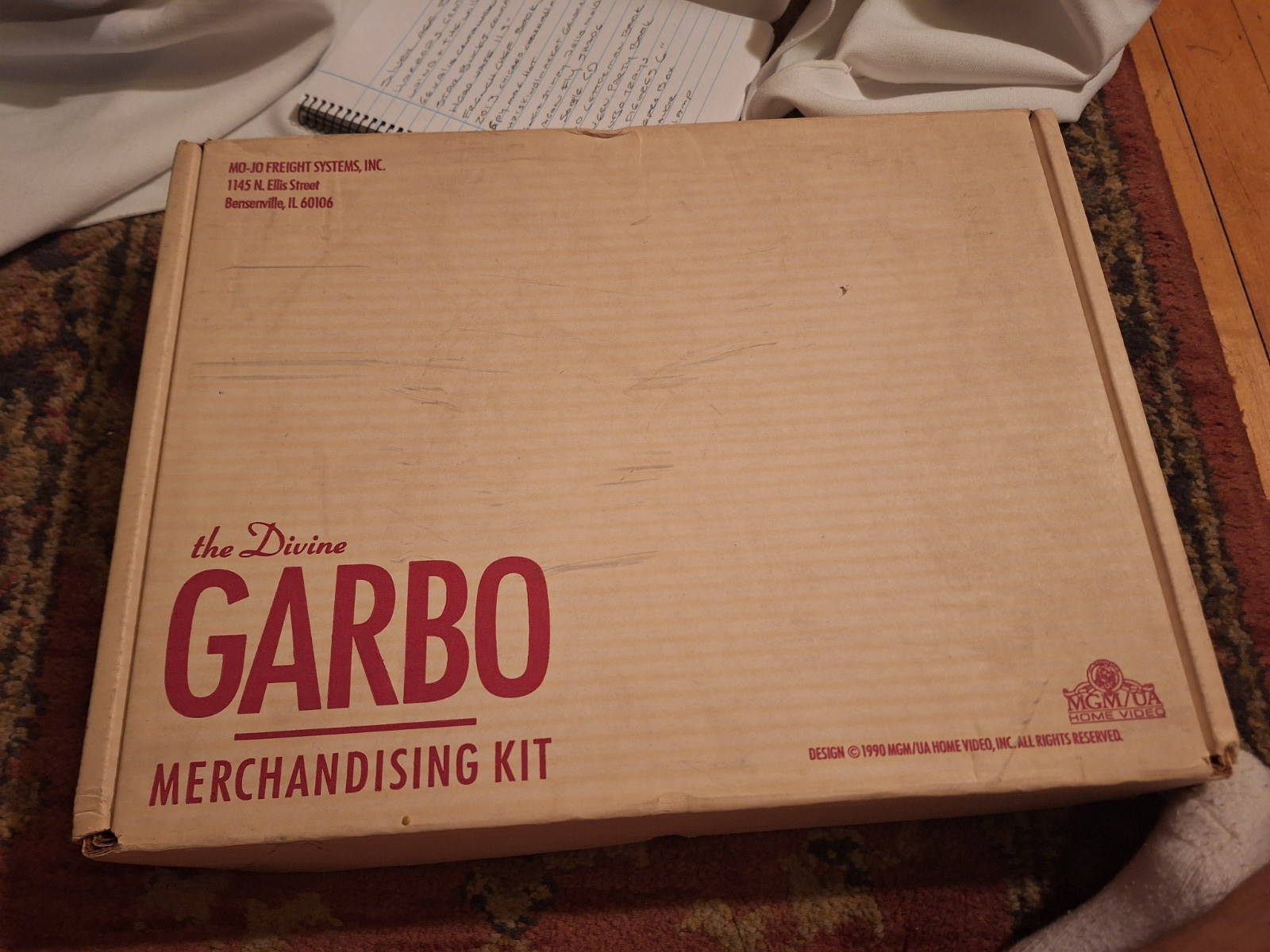 Greta Garbo merchandising kit set Greta Garbo merchandising kit set
