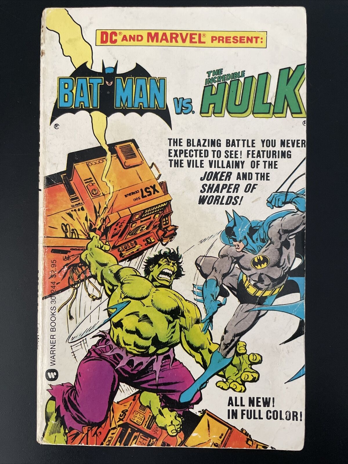 DC and Marvel Present: Batman vs The Incredible Hulk (Warner Books, 1982)