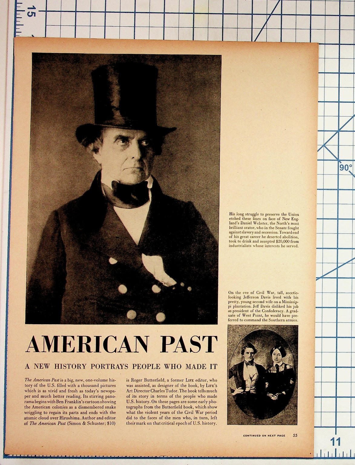 American Past History Magazine Article Daniel Webster Stephen Douglas Grant American Past History Magazine Article Daniel Webster Stephen Douglas Grant